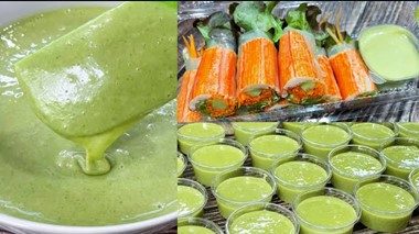 น้ำสลัดซีฟู้ดส์สำหรับกินคู่กับสลัดโรล